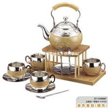 不锈钢精品茶具套装 现代工艺与传统文化的美妙融合